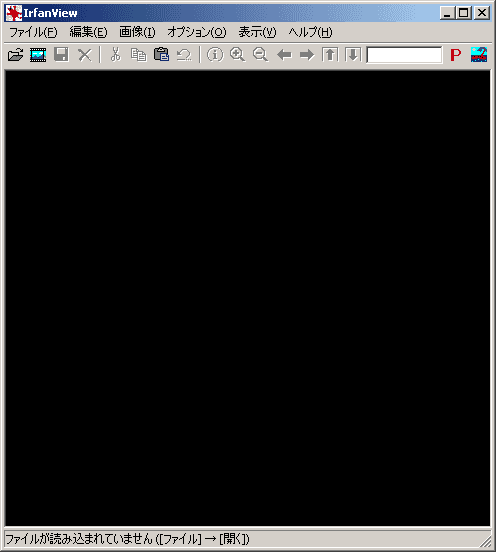 IrfanViewが起動